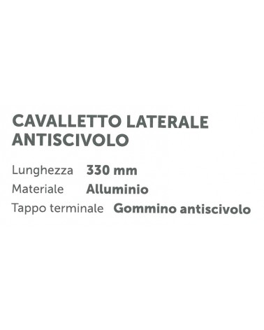 CAVALLETTO ALLUMINO 330MM 