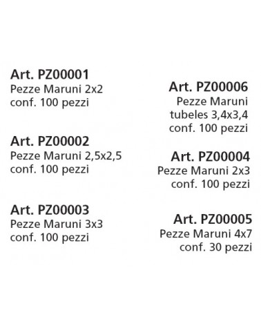 PEZZE MARUNI diametro 20MM  TIPO Q