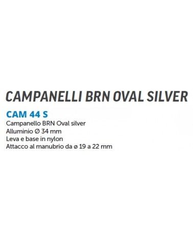 CAMPANELLO ALLUM diametro 34 OVAL 