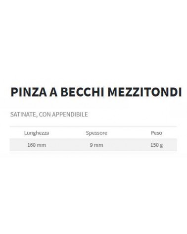 PINZA BECCHI MEZZIT 873/BD