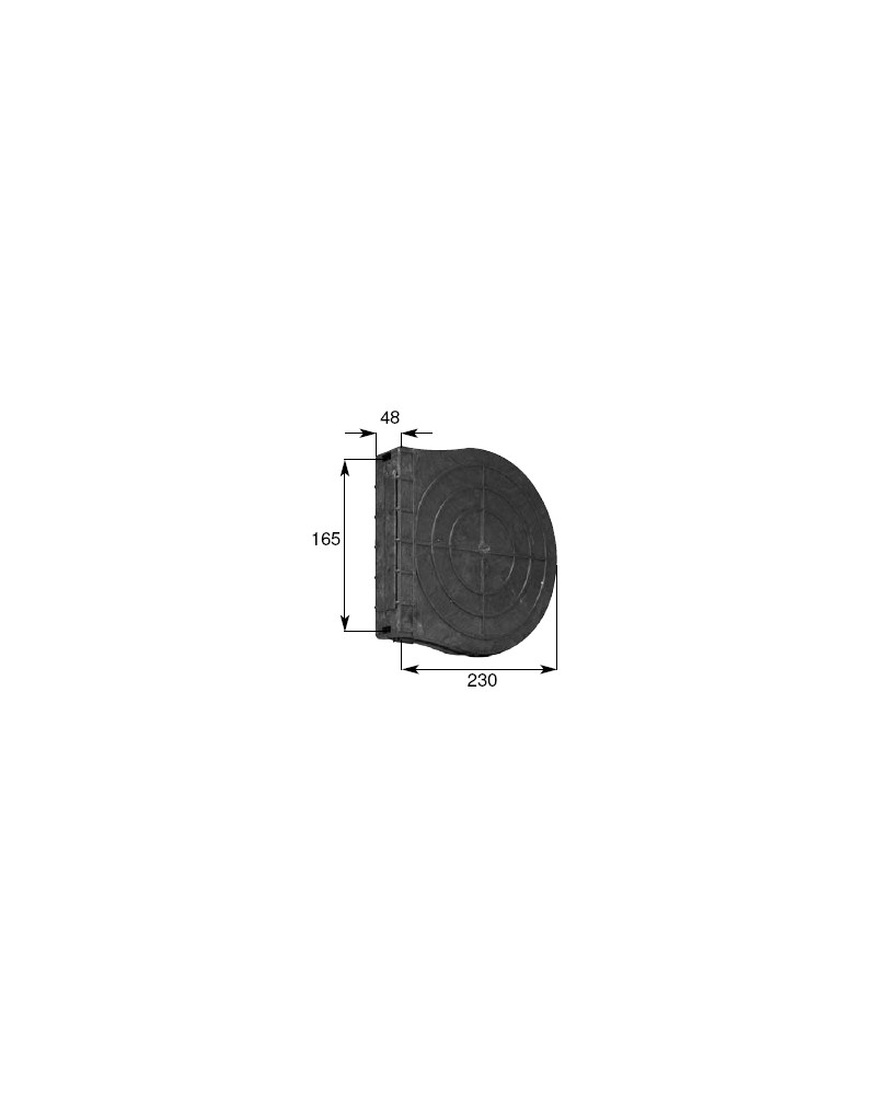 CASSET.PLAST.165MM 12-16MT