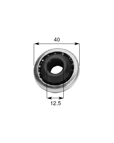 CUSCINETTO TONDO NYLON F12