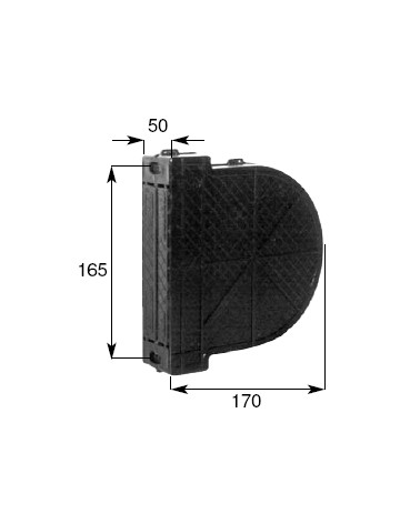 CASSET.PLAST.165MM 4/6MT  