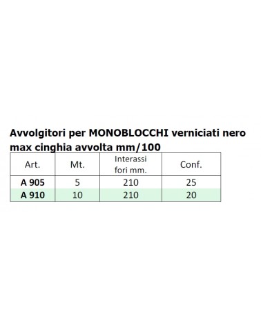 AVVOLGITORE MONOBL 210 5MT