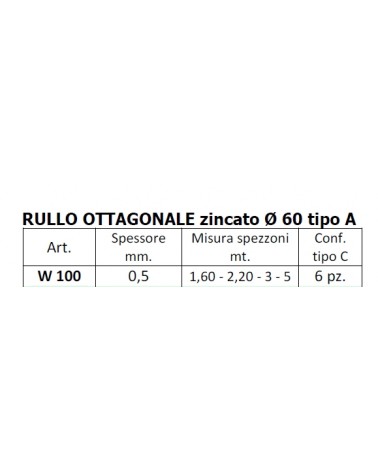 RULLO OTTAG.STEL 160cm 0,5