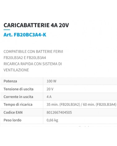 CARICABATTERIE 4A         