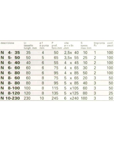 TASSELLI N 4-35xBAT.  100P