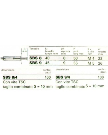 TASSELLI SBS 8/4 A.GS 100P