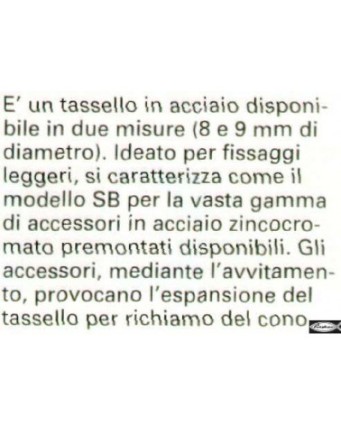 TASSELLI SBS 8/5 ACC   50P