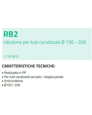 RIDUZ X CANALIZZ D.150-200