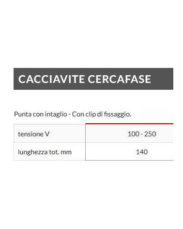 GIRAVITE CERCAFASE CACCIAV