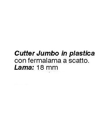 CUTTER 18 mm C/FERMO PLAST