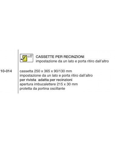 CASS POST RECINZ S/TET INX