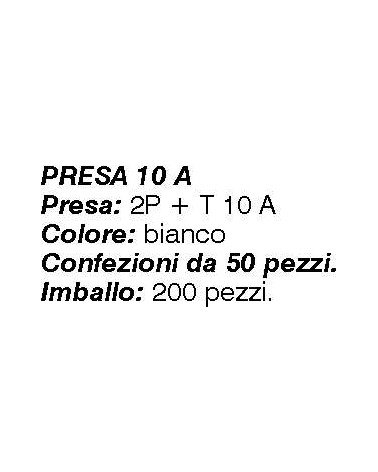 PRESA 2P + T 10A      BIAN