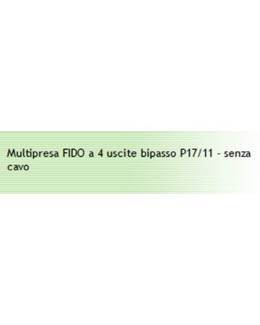 MULTIPRESA 4BIP S/CAVO BIA