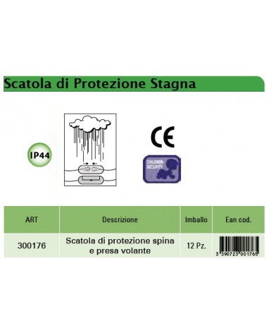 SCATOLA PROTEZ CAVI ESTERN