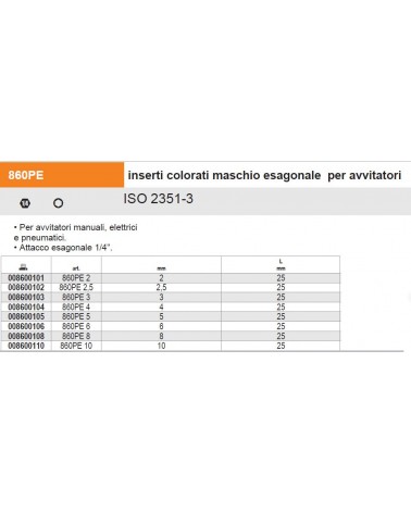 860PE INS 1/4 ESAG MAS 2  