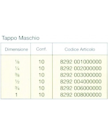 TAPPO MASCHIO OTT      1/2