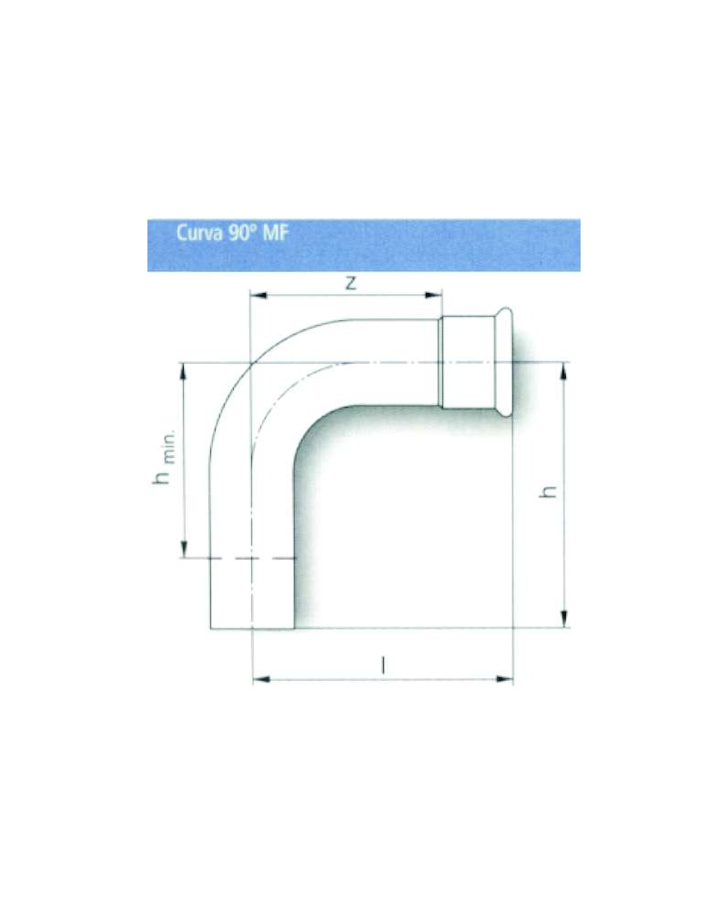 CURVA 90? FERRO MF 22     