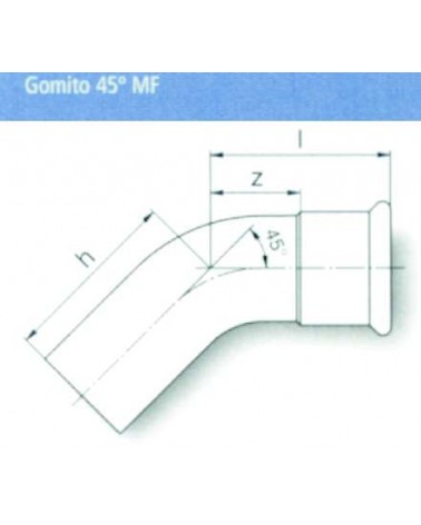 CURVA 45? FERRO MF 15     