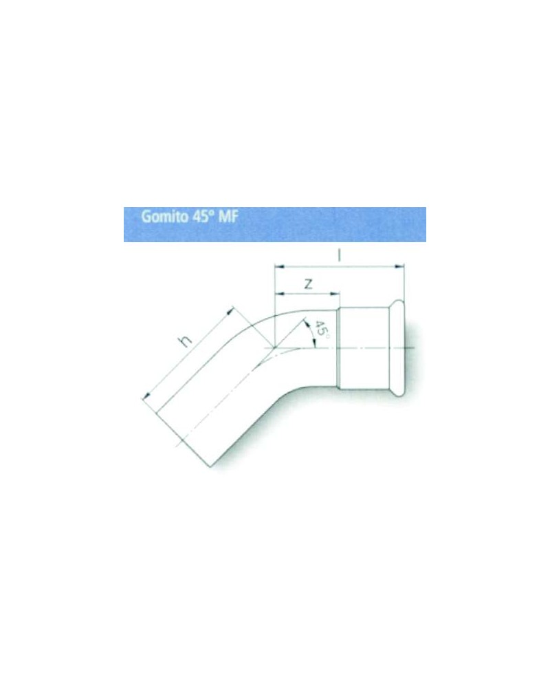 CURVA 45? FERRO MF 35     
