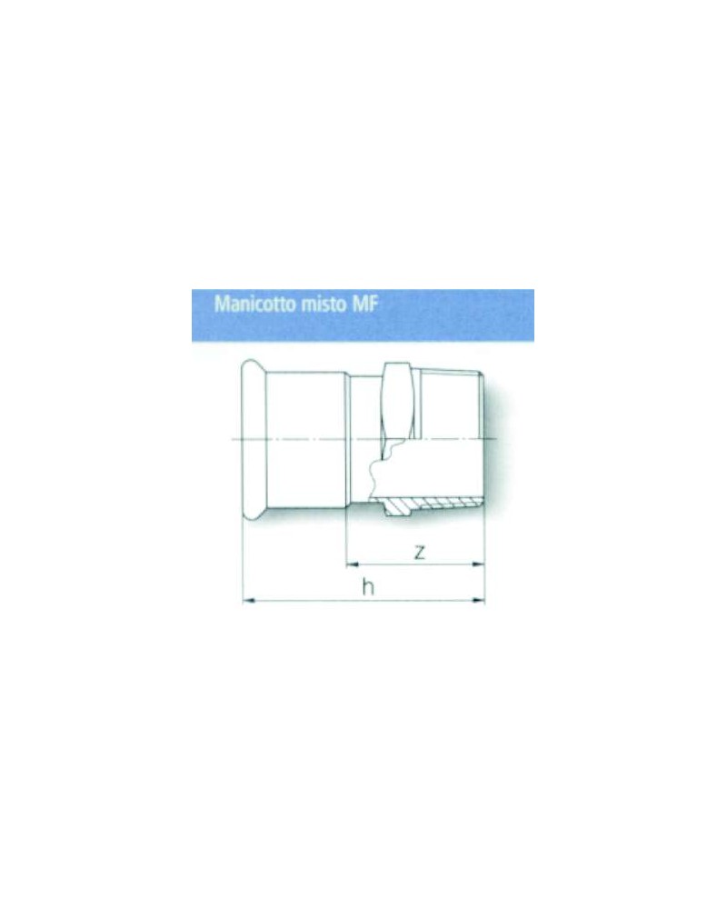 MANIC.FER.MISTO 15 x 3/8 M