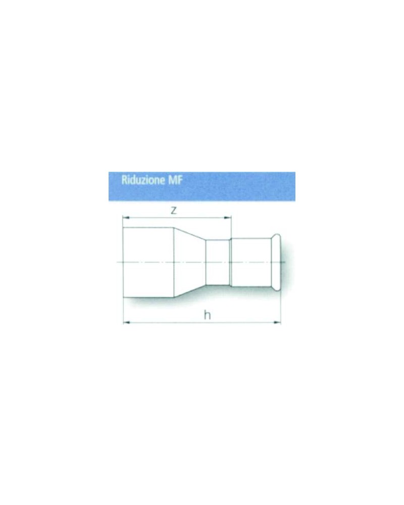 RIDUZIONE FER. MF 22 x 15 