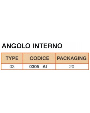 ANGOLO INTERNO      25x25 