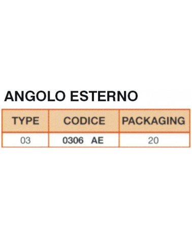 ANGOLO ESTERNO      25x25 