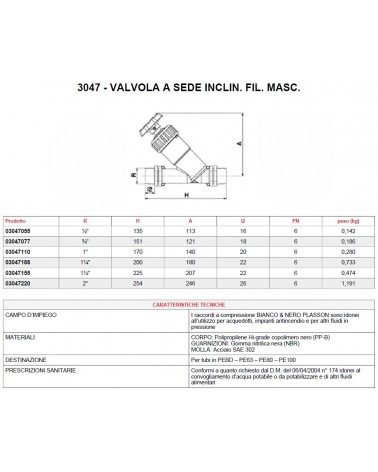 VALV GLOBO INCLIN MM 1.1/4