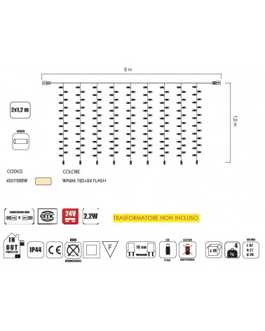 TENDA SMARTLED 24V 2X1.2WA