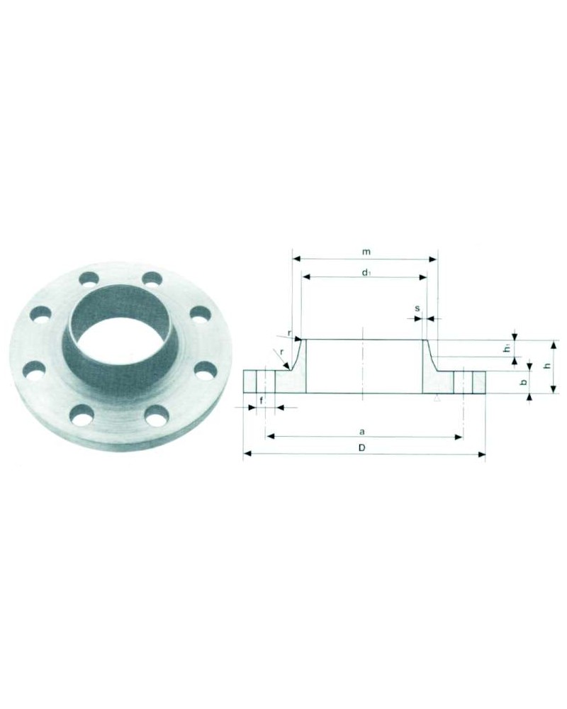 FLANGIA COLL DN15  PN16/40