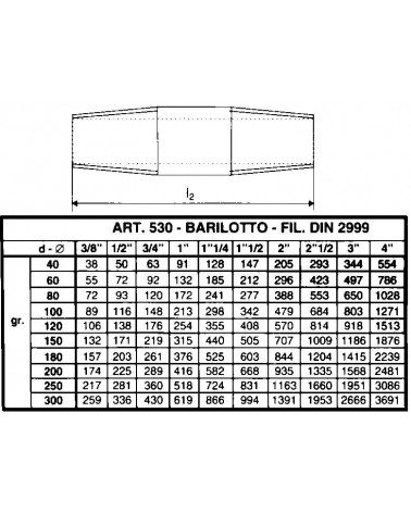 BARILOTTO ZN 2V     1/2x60