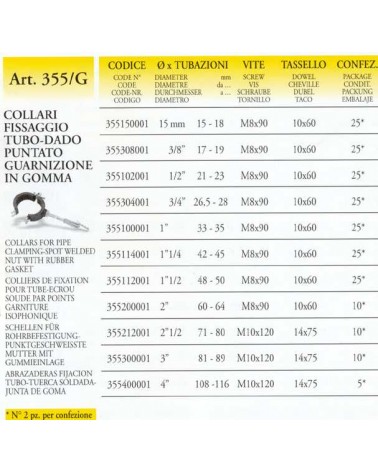 COLLARE RIV.GOM C/TAS  3/8