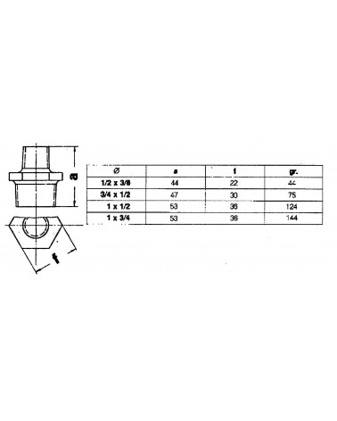 NIPPLO RID.ACC.Z.  1/2x3/8