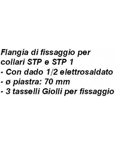 FLANGIA FISSAGGIO  1/2    