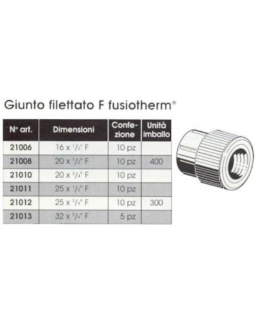 GIUNTO FIL S/ES F20 x F1/2