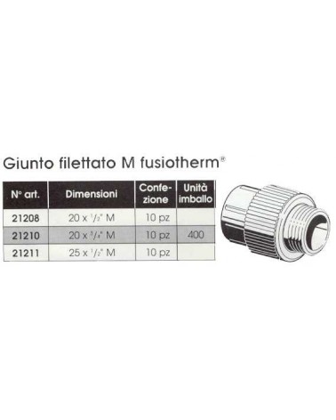 GIUNTO FIL S/ES F20 x M1/2