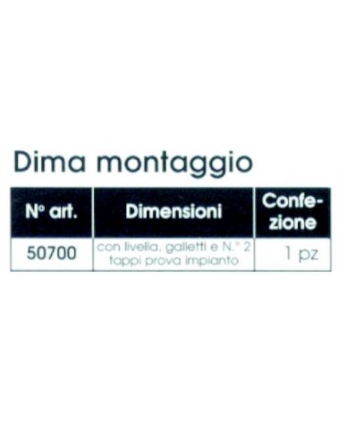 DIMA MONTAGGIO C/LIVELLA  