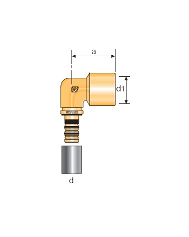 TERM GOMITO GAS 20X1/2 F  