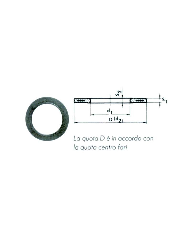 GUARNIZIONE PIANA NBR diametro  63