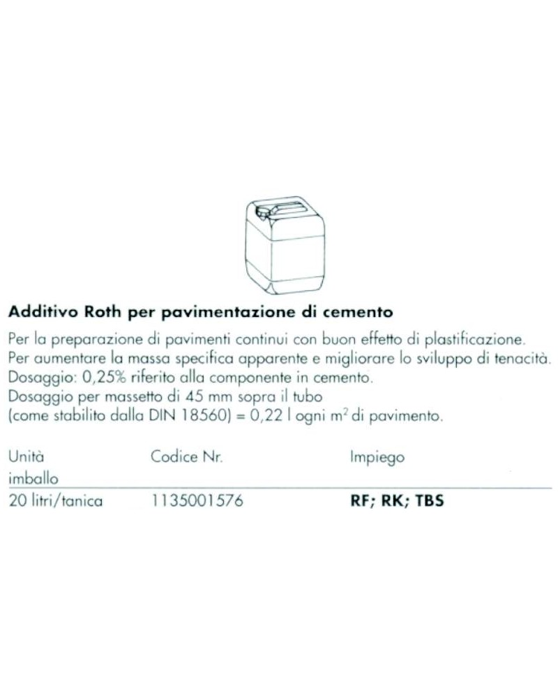 ADDITIVO x PAVIMENTAZ. 10l