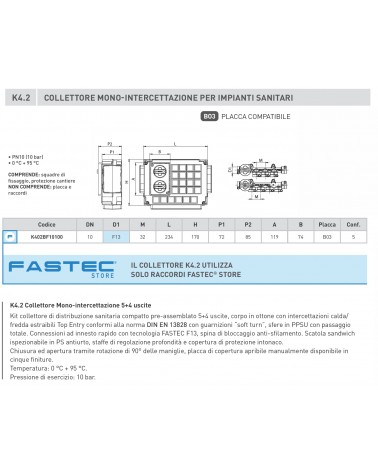 COLL SANIT S/VA 5+4 FASTEC