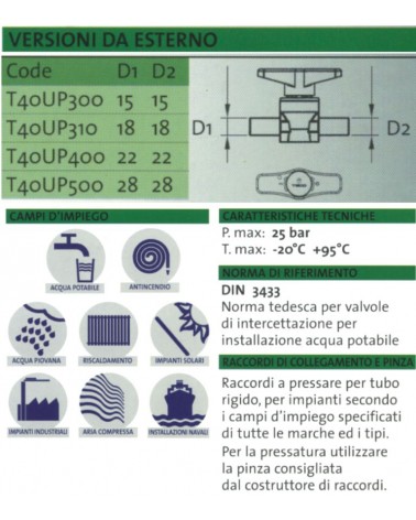 VALV SF PRESS ACQUA 15-15 