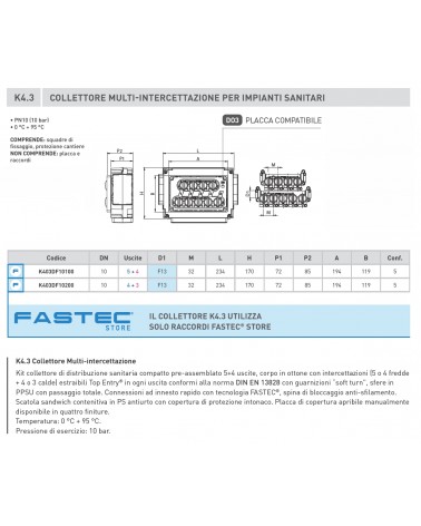 COLL SANIT C/VA 5+4 FASTEC