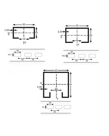 PROFIL. ZINC 2MT 32X20X2,5