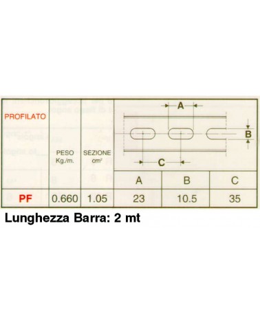 PROFIL. ZINC 2MT 30X15X1,5