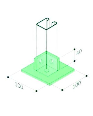 PIASTRA BASE X PROFI 41x41