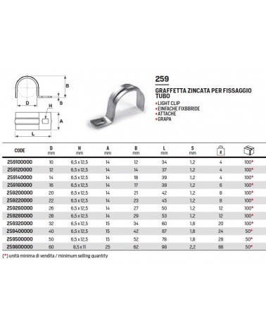 SEMICOLLARE LEGG diametro 60 2"   