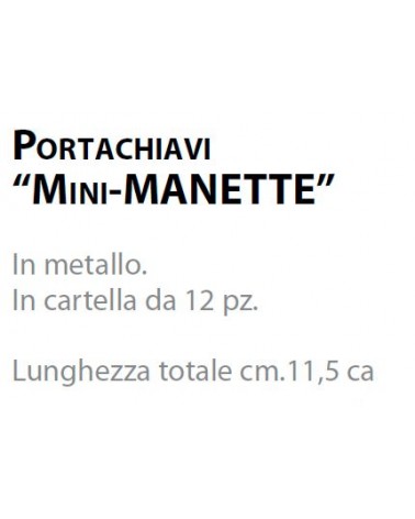 P/CHIAVI MINI-MANETTE 12PZ